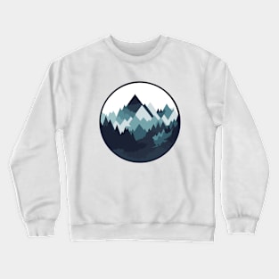 Symphony of heights - minimalist nature Crewneck Sweatshirt